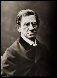 Porträtt av Emile Littre (1801-1881), fransk lexikograf och filosof.